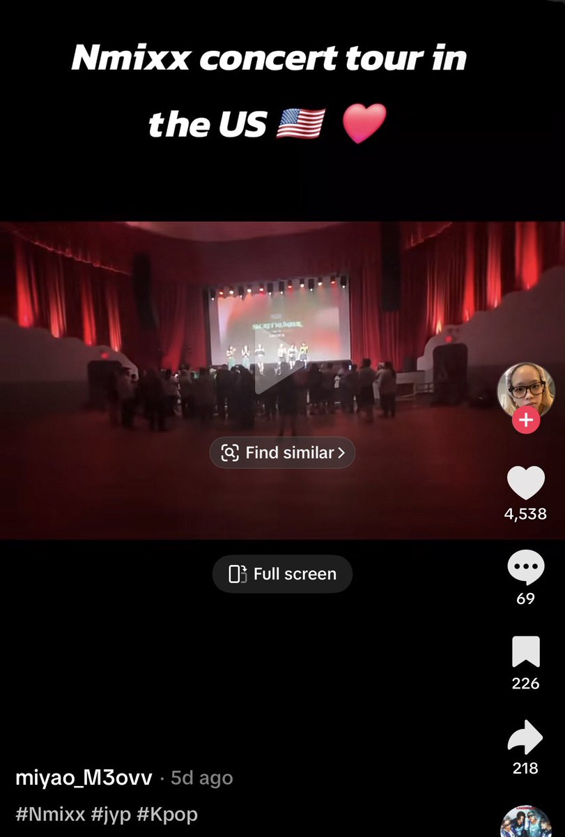 NMXXED's tweet photo. Wtf this tiktok account is spreading blatant misinformation about NMIXX😭😭

The US tour hasnt even started yet and each venue is damn near sold out https://t.co/yke5ahCAjY