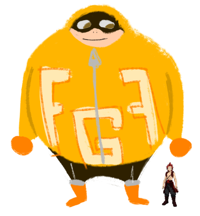 ejiroskatski's tweet photo. kirishima next to fatgum but its just this https://t.co/mWOp2AcBwK