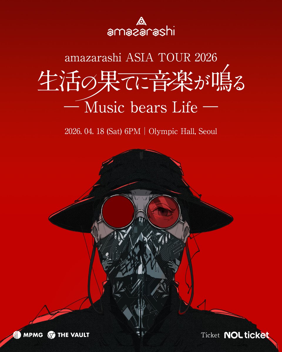amazarashi ASIA TOUR 2026 「生活の果てに音楽が鳴る」— Music bears