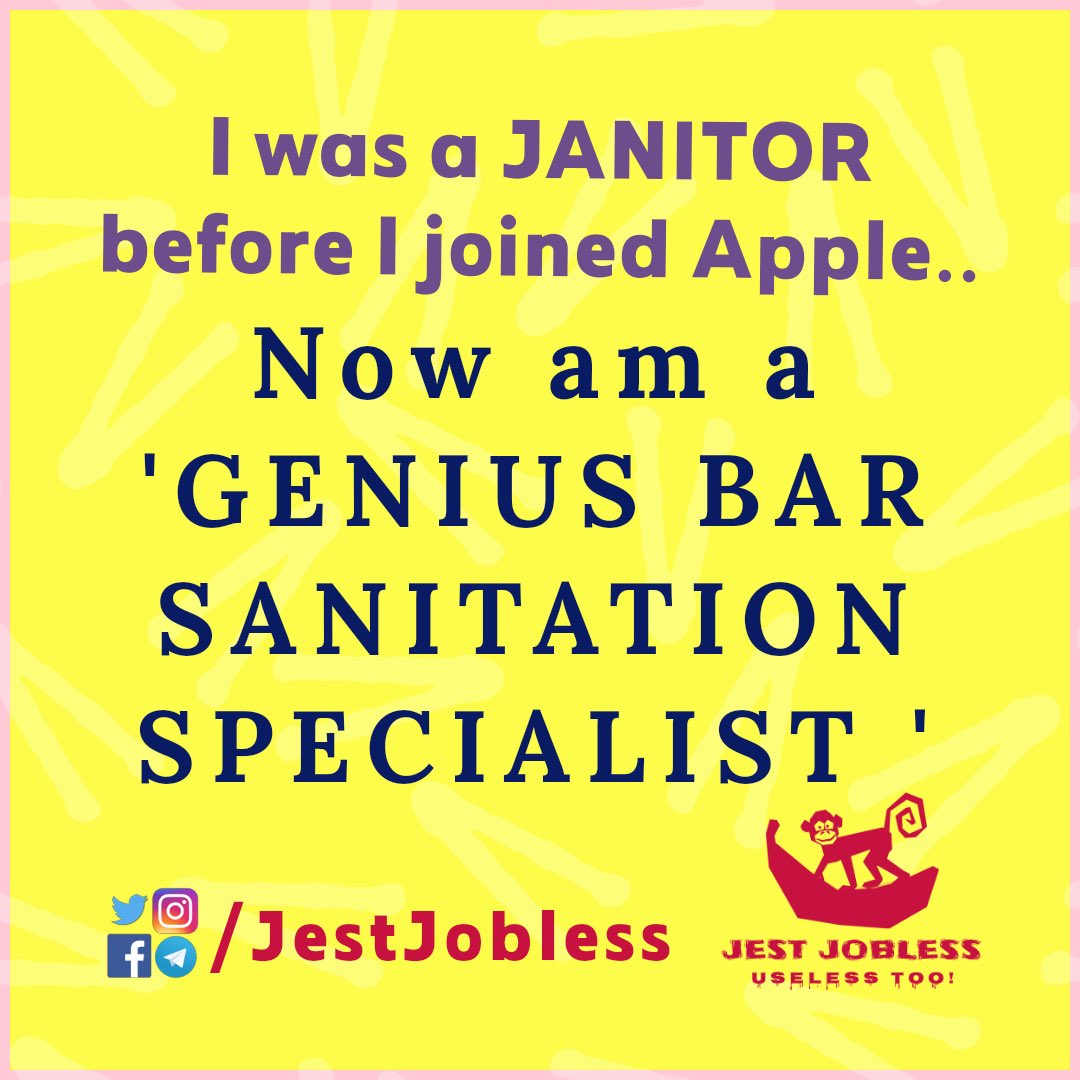 EternallyDumb's tweet photo. How my career took a fancy turn!

🕺🕺🕺

—————————————————————————————————

https://t.co/P9yqYRYarC 

Instagram: JestJobless 

Twitter: @JestJobless 

https://t.co/j8HdRf6WL2 

#JestJobless https://t.co/kp5DNzoOIv