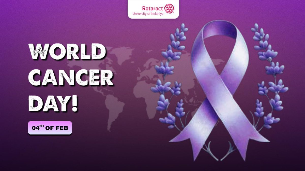 RACUOK's tweet photo. On this World Cancer Day, together we fight cancer, spreading awareness, hope and strength. Early detection saves lives. Together, we can make a real difference. Read more:
🔗 https://t.co/J3MUxxQKhC

#Rotaract #RID3220 #UniteForGood #ReachingAllCornersUnitingOurKindness #RACUOK https://t.co/uz1MM3lZE9