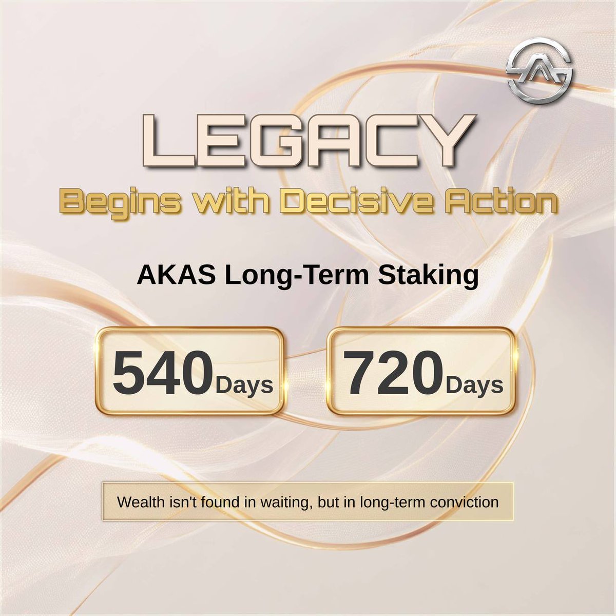 AKASOfficial_'s tweet photo. โณ Time is not a cost; it is leverage. When the staking period is extended, compounding begins to reveal its true power.
AKAS uses cycles to filter out short-term speculation. What remains is consensus. ๐
#AKAS #LongTermStaking #DeFiConsensus #TimeValue https://t.co/0FMTiDjziJ