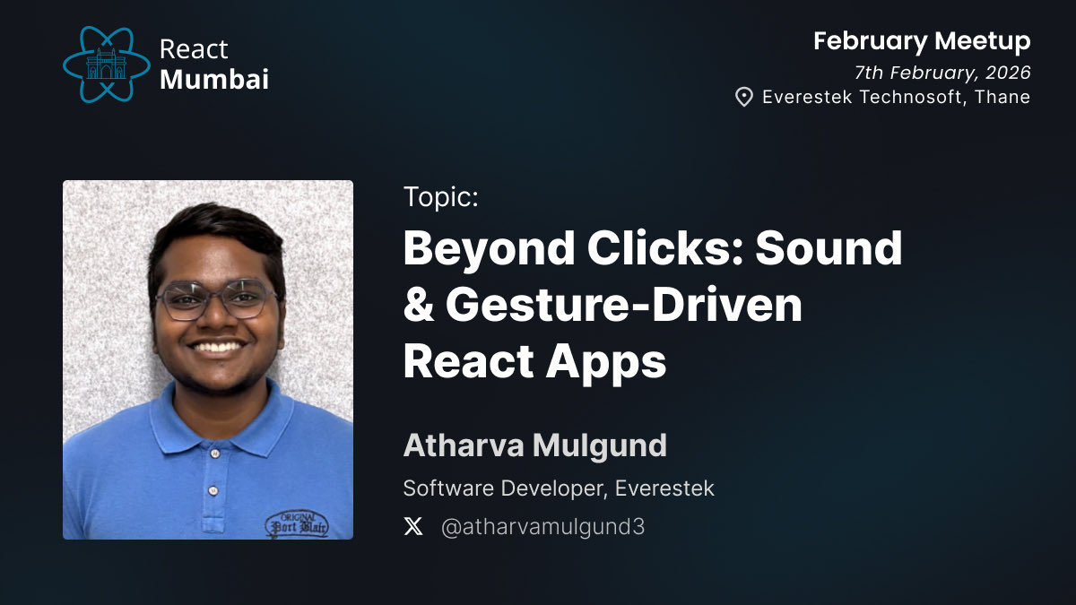 React Mumbai tweet media