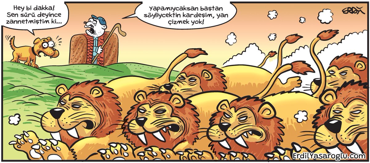erdilyasaroglu's tweet photo. Yan çizmek yok 🙃
.
￼#Komikaze #karikatür #komik #mizah #erdil #erdilyasaroglu #sürü #aslan #çoban #köpek https://t.co/mnGbSQEdvN