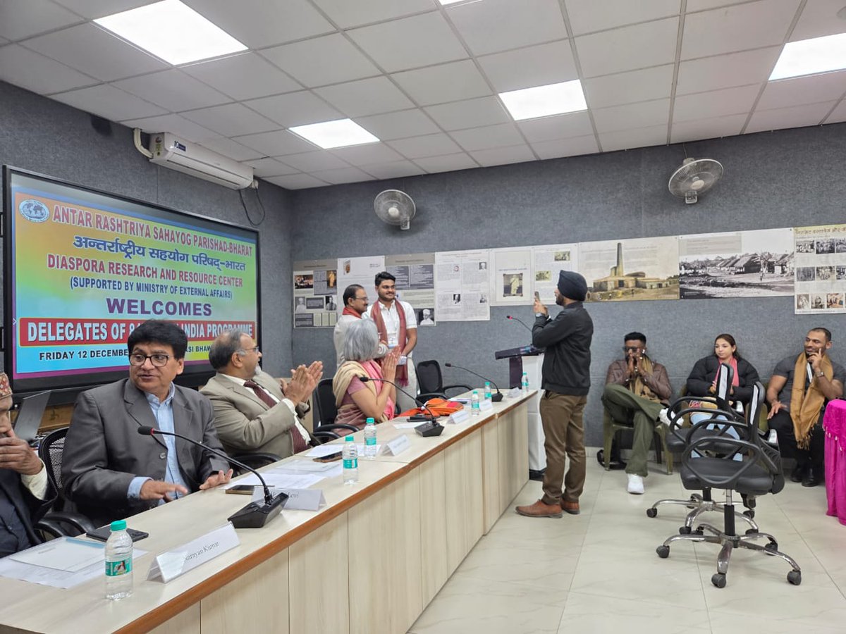 FijiHCIndia's tweet photo. The Fiji High Commission, is pleased to highlight the successful participation in the Know India Programme.
The initiative strengthens diaspora connections, cultural understanding, and the enduring bonds between Fiji and India.
#KnowIndiaProgramme #IndiaFijiRelations #FHCND https://t.co/fHvX4vNGN2