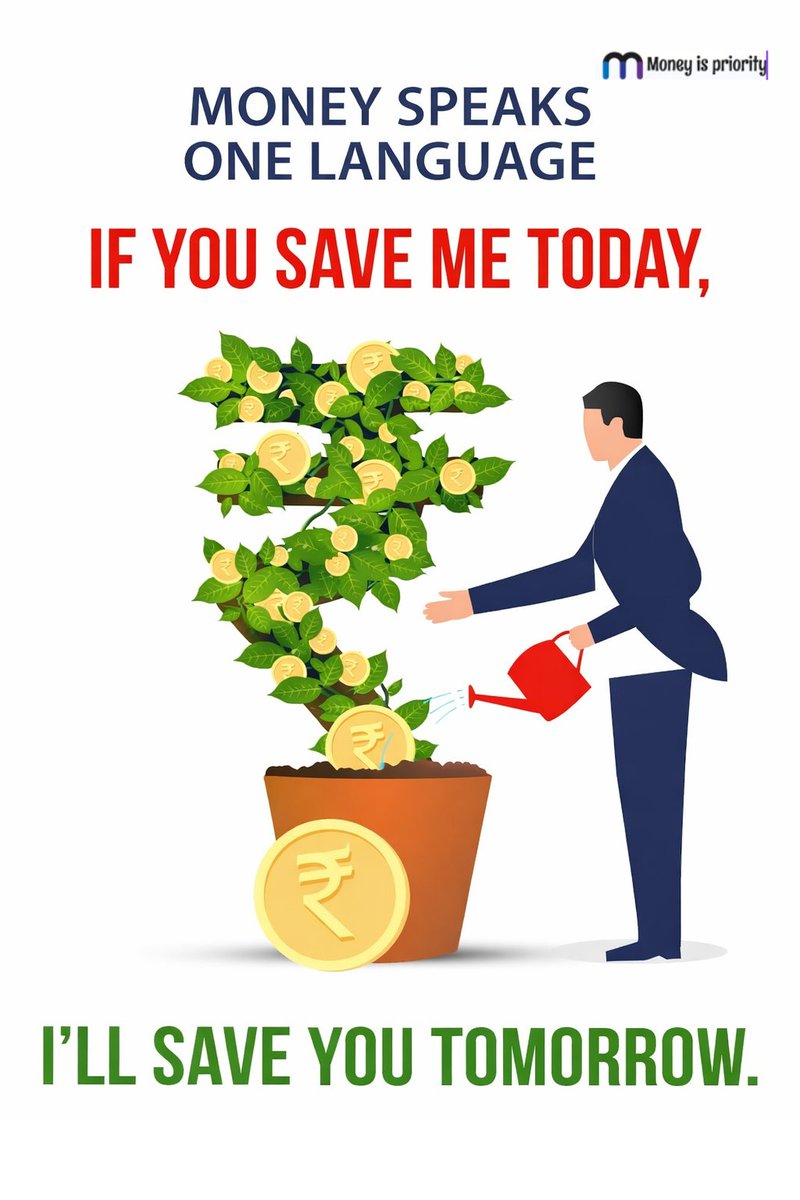Money_Priority's tweet photo. Money understands one thing—how you treat it.
When you save and invest regularly, your money works harder for you over time.
Start small, stay disciplined, and let time grow your wealth. 🌱💸
#SmartSavings #InvestForFuture #MoneyManagement
#SIPInvestment #FinancialAwareness https://t.co/YwVjxP7sXA