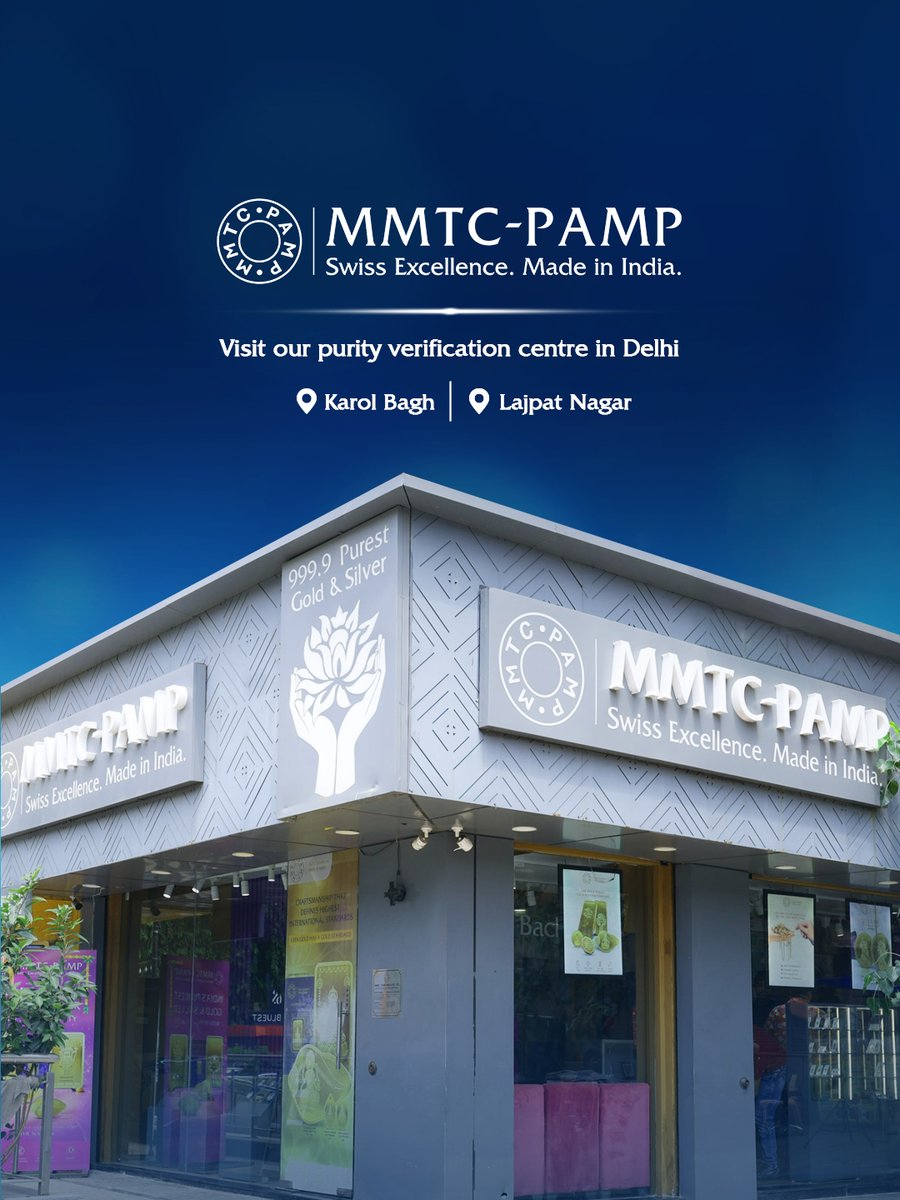 Selling silver shouldn’t come with doubt or delays. MMTC-PAMP introduces an industry-first, hassle-free silver buyback, backed by Swiss-standard verification and transparent pricing with the best market buyback rates. Walk into our purity verification centres at Karol Bagh and