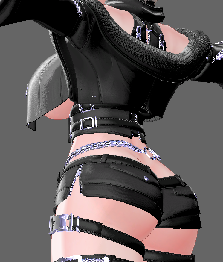 デカ羊用に頂いたこの衣装、ディテールとか造形凄いんだけど肉が野ざらしすぎてどこにも着ていけない 普通に乳首見えるし 