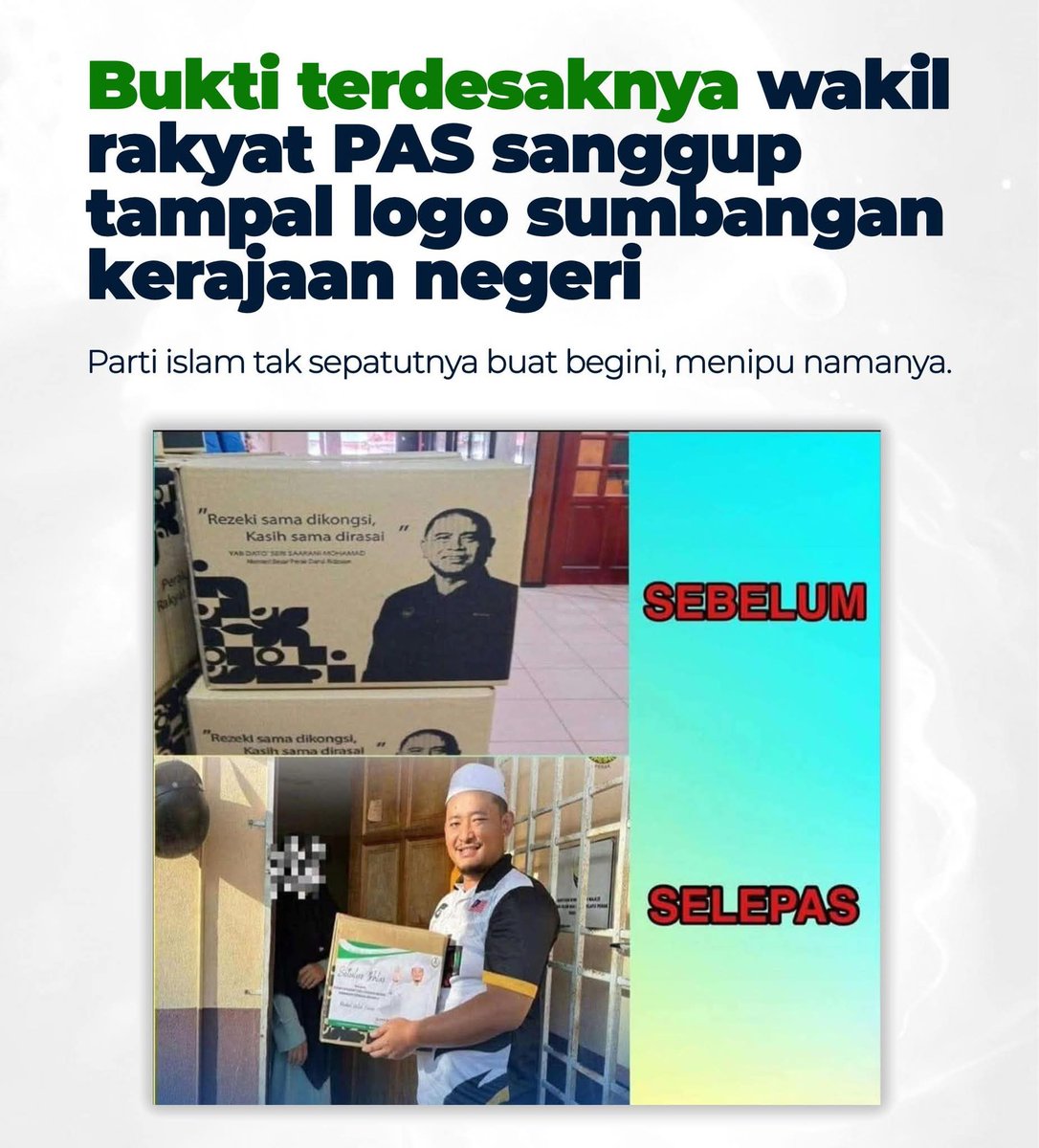 Ish komer nih, Takkan lebai nak menipu.... 😌