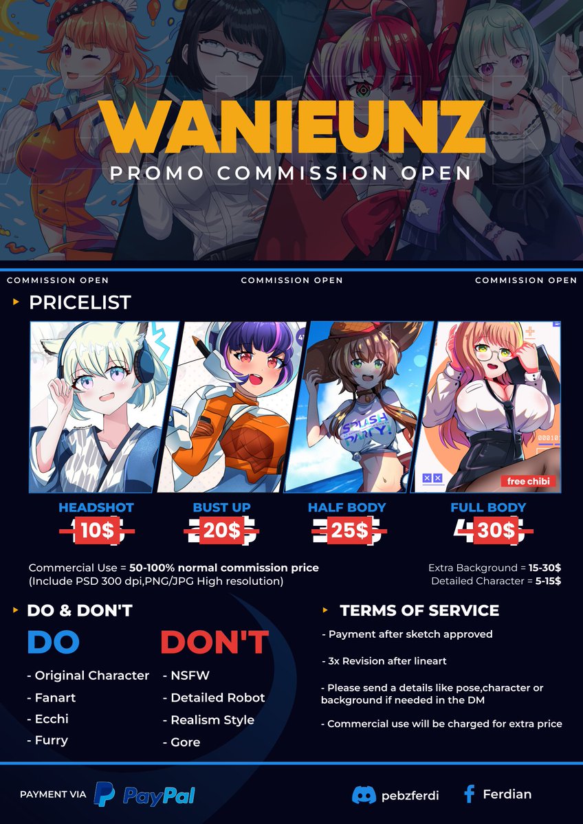 RT are really appreaciated ✨✨
I'm starting to be available commission for the first time in 2026!
So for the first time,i'll offering the special price with bonus as well also Vgen commission also will be available this month!
#Commission #ArtCommission #commissionart #PROMO