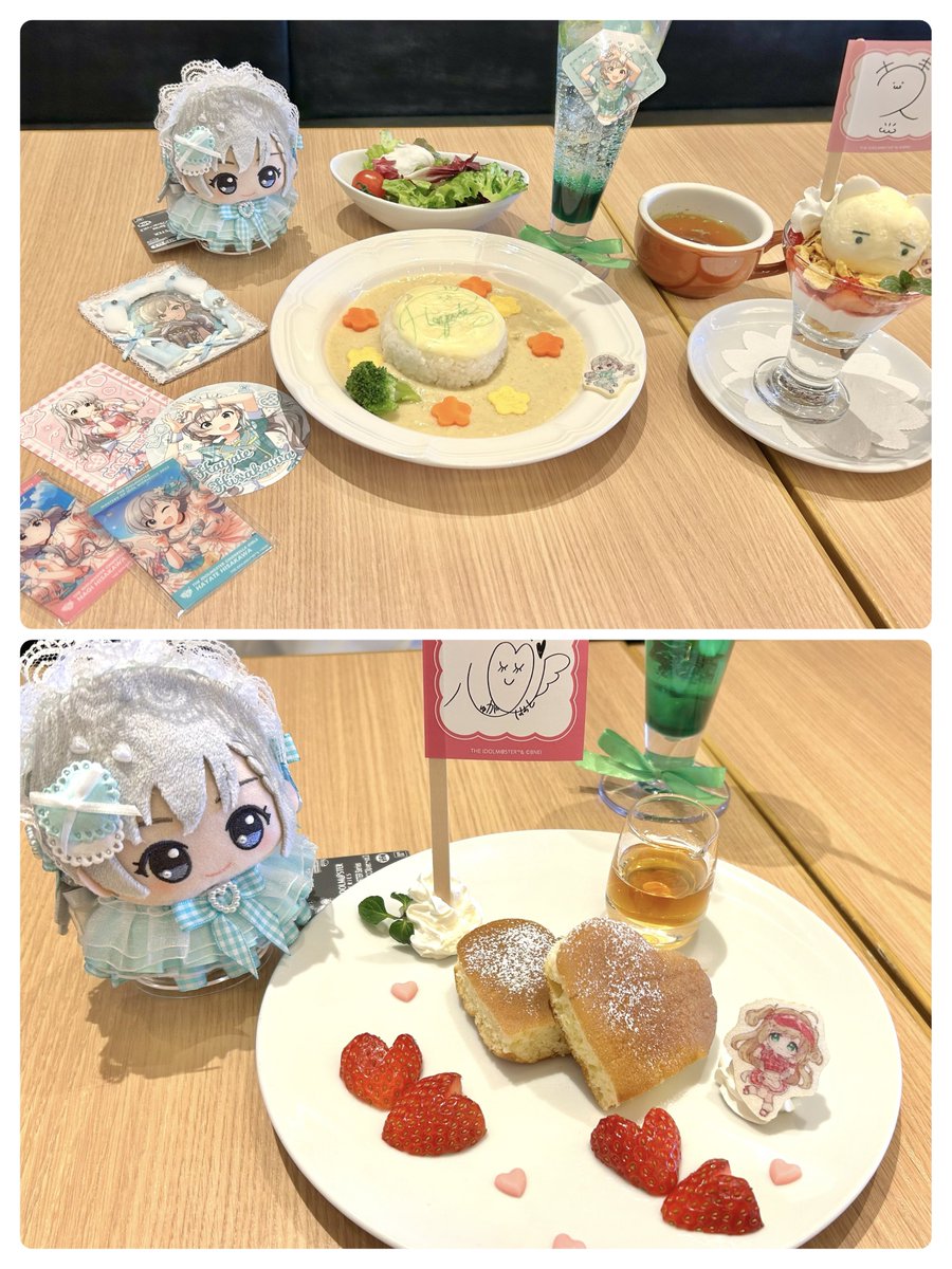 HB_niro's tweet photo. ＃デレマススイパラコラボカフェ
行ってきました！ご飯も美味しくてみんなかわいくて幸せ空間でした✨
素敵なコラボありがとうございました！ https://t.co/RXGe5IMvVR