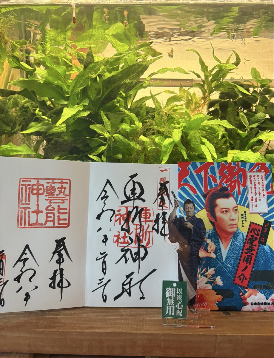 昨日、東映撮影所でカツラ合わせを終え、 車折神社に😊 心配無用ノ介の