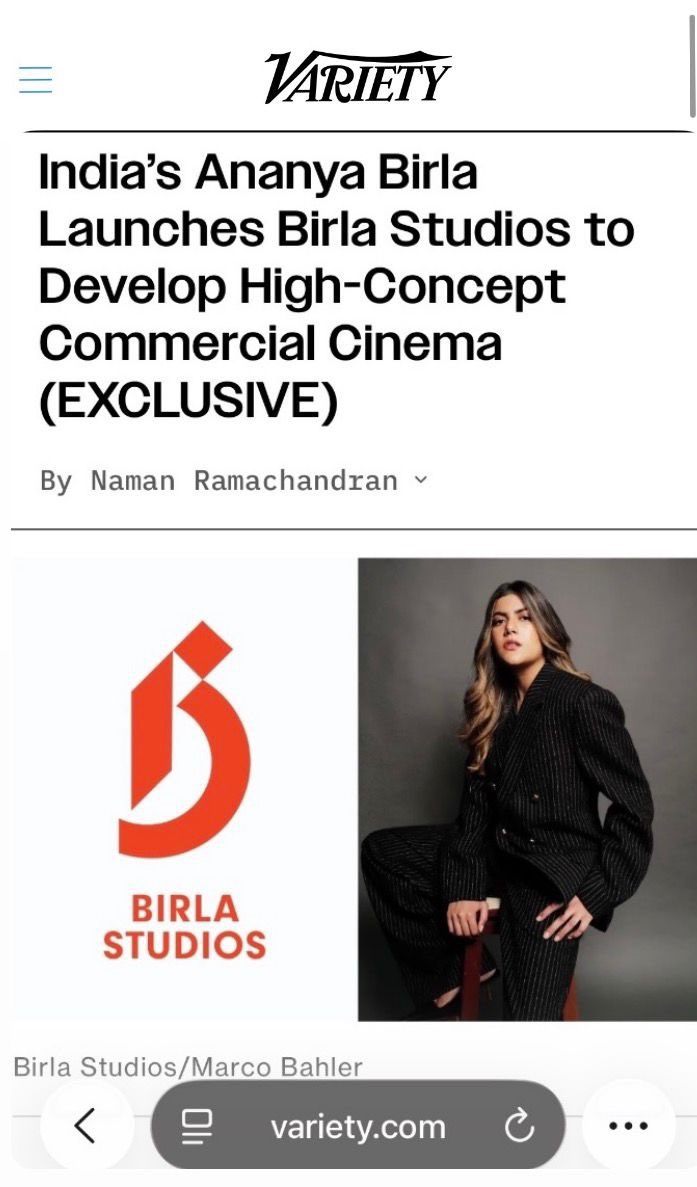 Ananya Birla tweet media