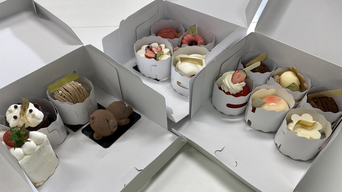 holobell's tweet photo. 先日、頑張ったご褒美に
社長からケーキの差し入れをいただきました🍰🙌✨
箱を開けた瞬間テンション爆上がり…！
くまちゃんケーキが可愛すぎて、しばらく眺めました🐻🤎
新商品も動き出したばかりなので、
この勢いでさらに走ります🔥
#HOLOBELL #メンズコスメ #メンズスキンケア #差し入れ https://t.co/2RCvJUh36j