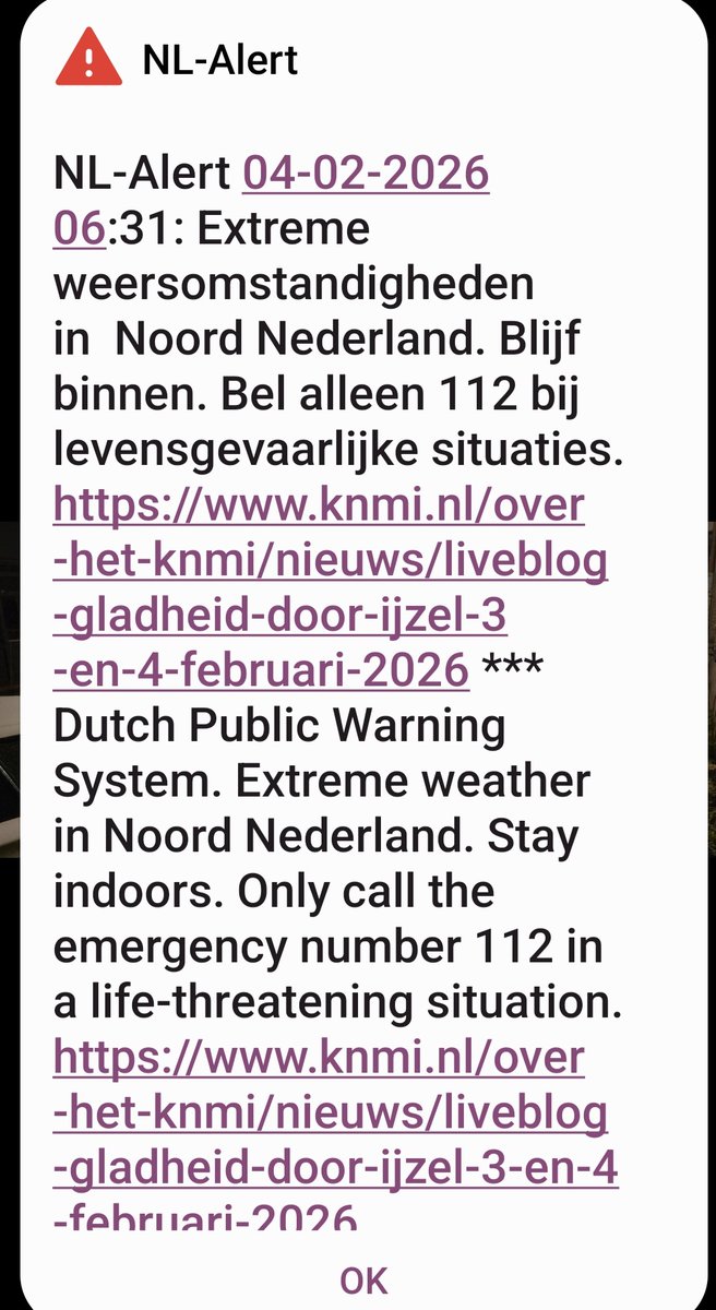 #nlalert in Friesland. #ijzel #extreem weer