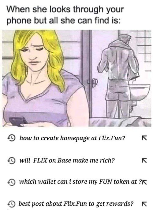 SuperEra_Sa's tweet photo. She was looking for secrets.
Found $FLIX, $FUN, homepage & hope
#FUNMeme #WAGFUN. https://t.co/qBhMpn5WeY