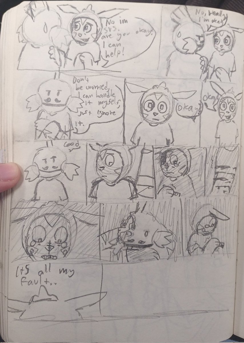 gamm4raysRa's tweet photo. Messy comfort/projecting comic w extra stuff (no hashtags, only sketches) https://t.co/cWTp1fBSIE