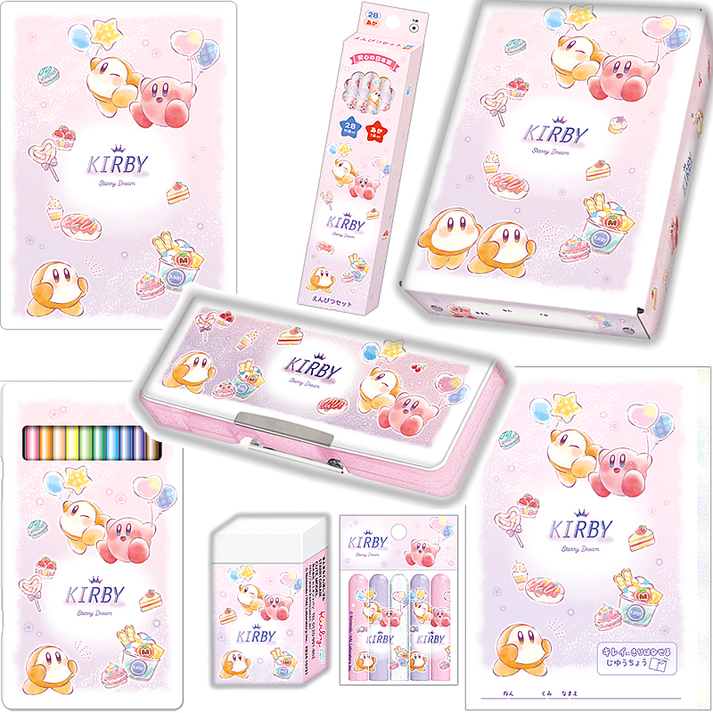 色鉛筆12c も #名入れ OK】 【お道具箱と色鉛筆付】 #星のカービィ