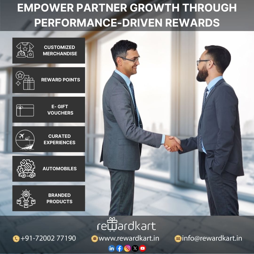 KartReward's tweet photo. ✨ Empower Partner Growth with Performance-Driven Rewards!

Motivate your channel partners, boost engagement, and accelerate business success with RewardKart’s smart incentive solutions. From customized merchandise and 
#RewardKart #ChannelIncentives #PartnerRewards https://t.co/UsIL7vaxwW