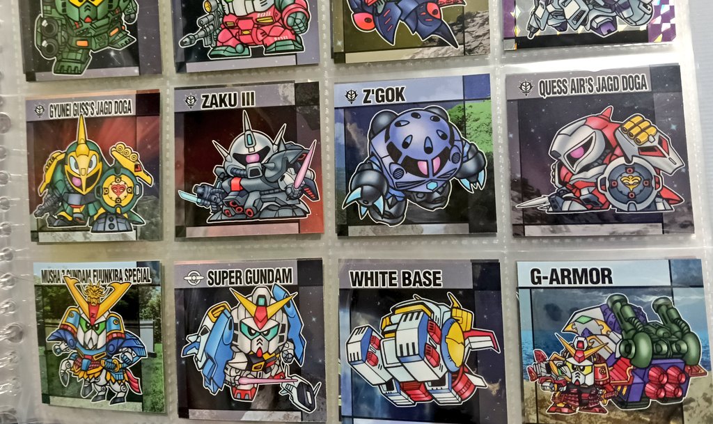 元祖SDガンダムスナックIIは 5BOX購入と 5種トレードして頂いて