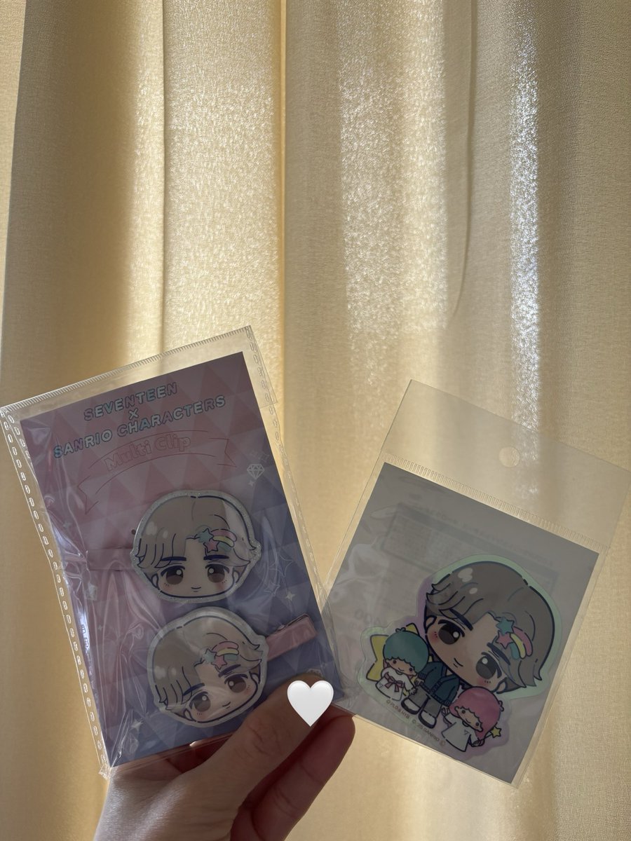 tokkibbangs's tweet photo. wts lfb svt ph 

SCOUPS SEVENTEEN x SANRIO CHARACTERS Collab 

• multi clip - 450php
• aurora sticker - 250php
 
set for 600php (slightly nego!), all items are sealed and unused. 

💰 gcash
🛵 j&amp;t, sdd (mm), meet up(selected areas)

🏷️ seungcheol https://t.co/wuKGJ7fX1w
