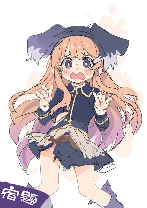宿題に衝撃を受けるルゥ #プリコネR