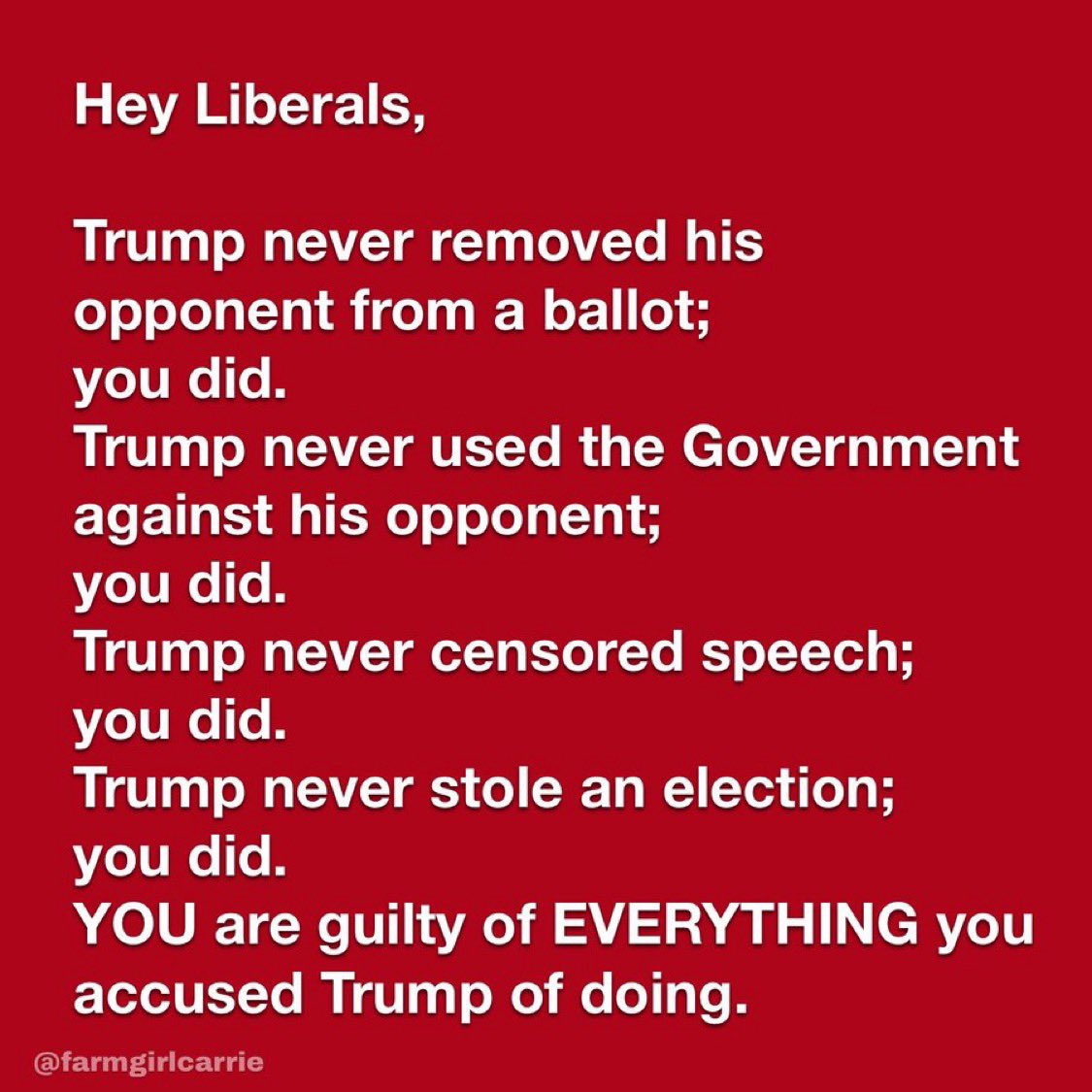 FarmGirlCarrie's tweet image. I’ll just leave this here…