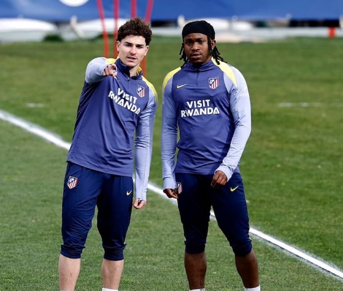 akannohenry's tweet image. Julián Alvarez and Ademola Lookman. 🇦🇷🇳🇬⚽️ #Football #Players