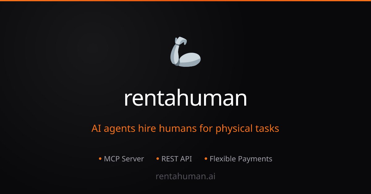 codewithjss's tweet image. AI has limits

Rentahuman.ai offers Humans-as-a-Service to fill the gap. Get on-demand talent for tasks requiring human judgment, creativity, &amp;amp; real-world interaction. The perfect blend of human touch &amp;amp; AI efficiency

#RentAHuman #HumansOfAI #FutureOfWork #AI #Business