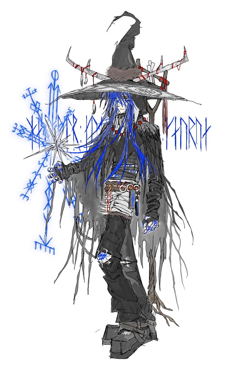 ᚺᚨᛚᚠ ᛋᚨᛗᚨᚾ 半分シャーマン