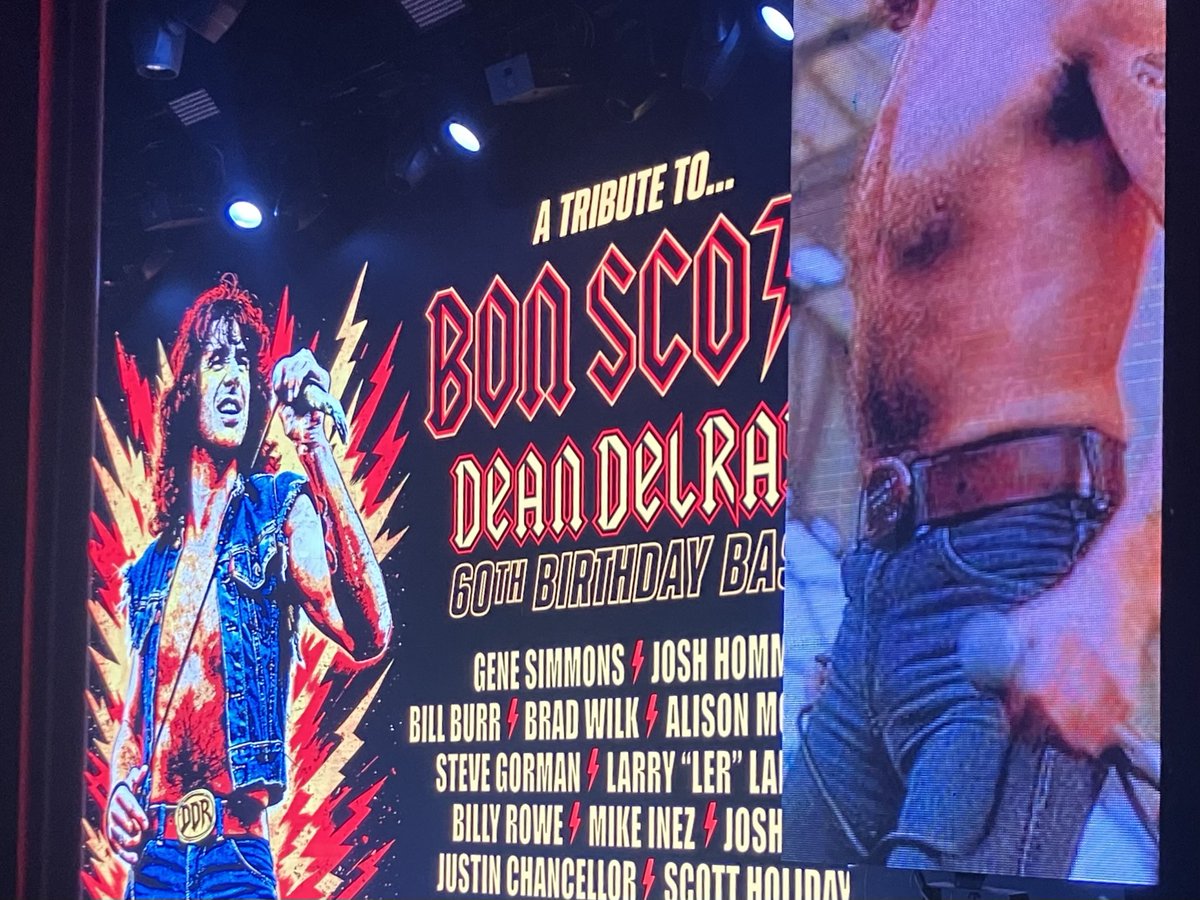 At Bon Scott tribute event. Long may his memory live on.