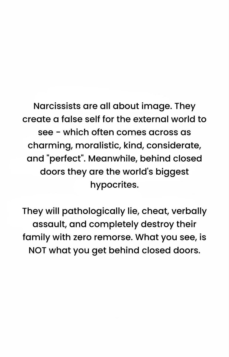 NarcWise's tweet photo. They like to fake happy family or couple pics .

Everything about them is FAKE.

We see the REAL MONSTER behind closed doors . https://t.co/Klo72kCy0l
