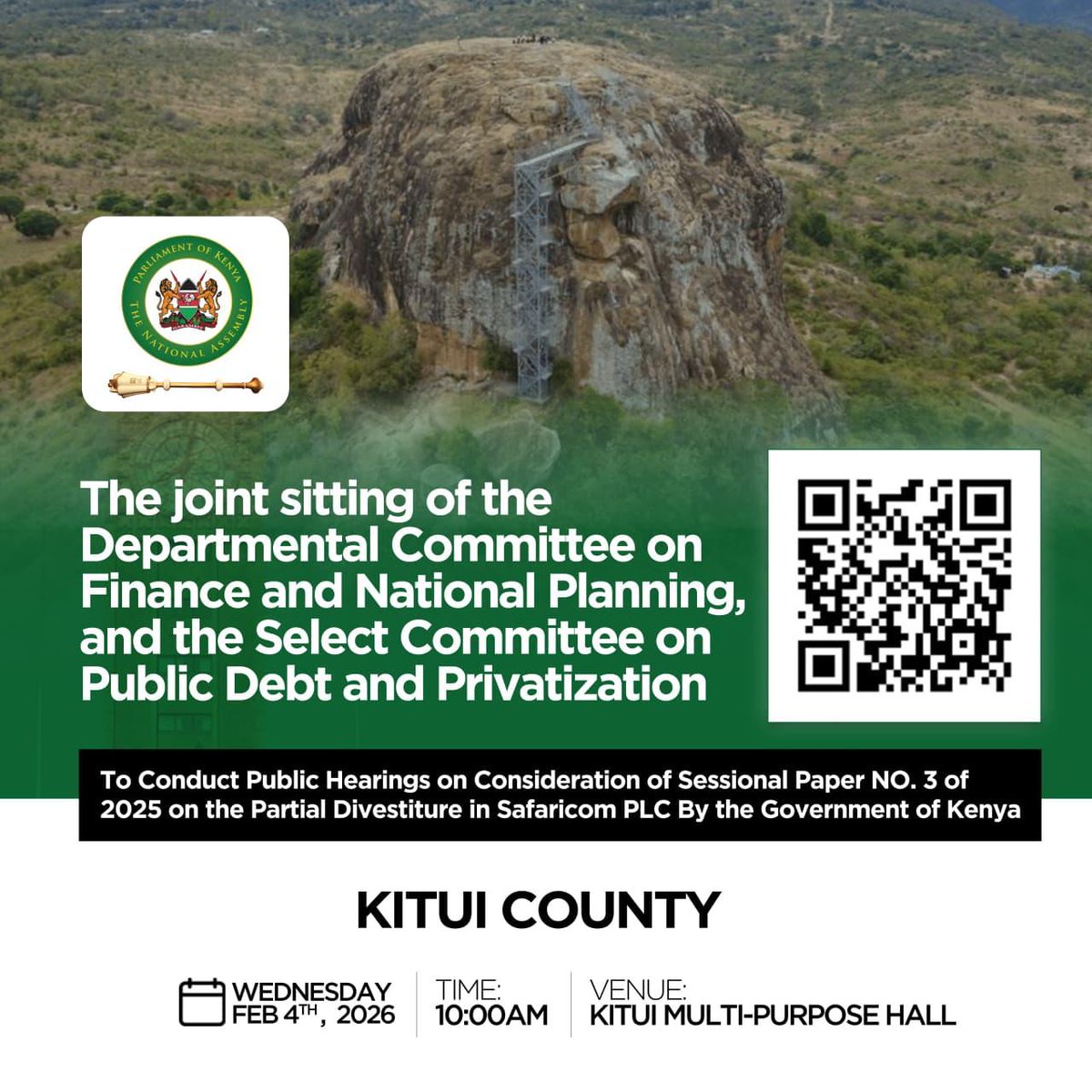 We continue with public hearings in Nyeri, Wajir, Kitui and Nakuru  counties. Come and give your views. #kkseason3loading #Molo