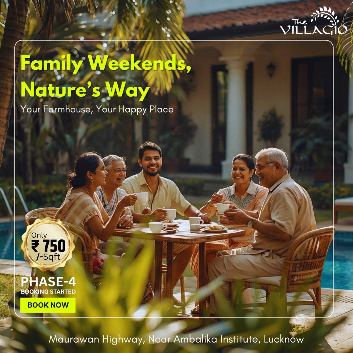 Discover the perfect farmhouse in Lucknow for weekend relaxation and smart investment. 
#FarmhouseInLucknow #LuxuryFarmhouse #NatureLiving #WeekendHome #FarmhouseLife #LucknowRealEstate #GreenLiving #PremiumLiving #PropertyInvestment