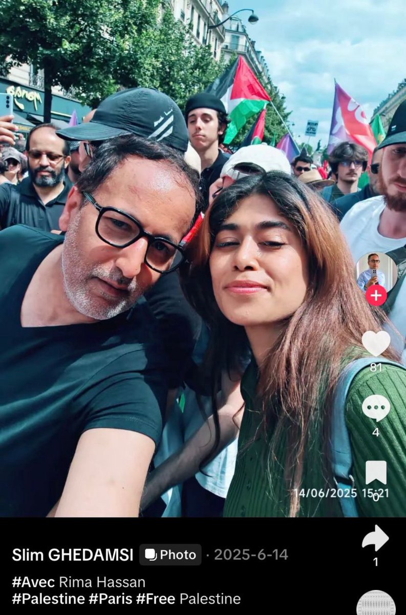 SwordOfSalomon's tweet photo. Les pires déchets antisémites sont presque toujours de fervents admirateurs de @RimaHas. Un hasard, sans doute. https://t.co/wreZu4e8St
