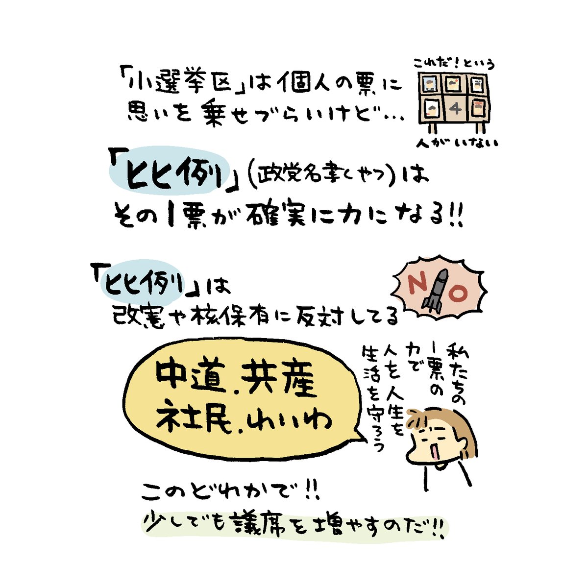 私はこう考えます。
次世代に平和のバトンを、安心して生きられる日本を