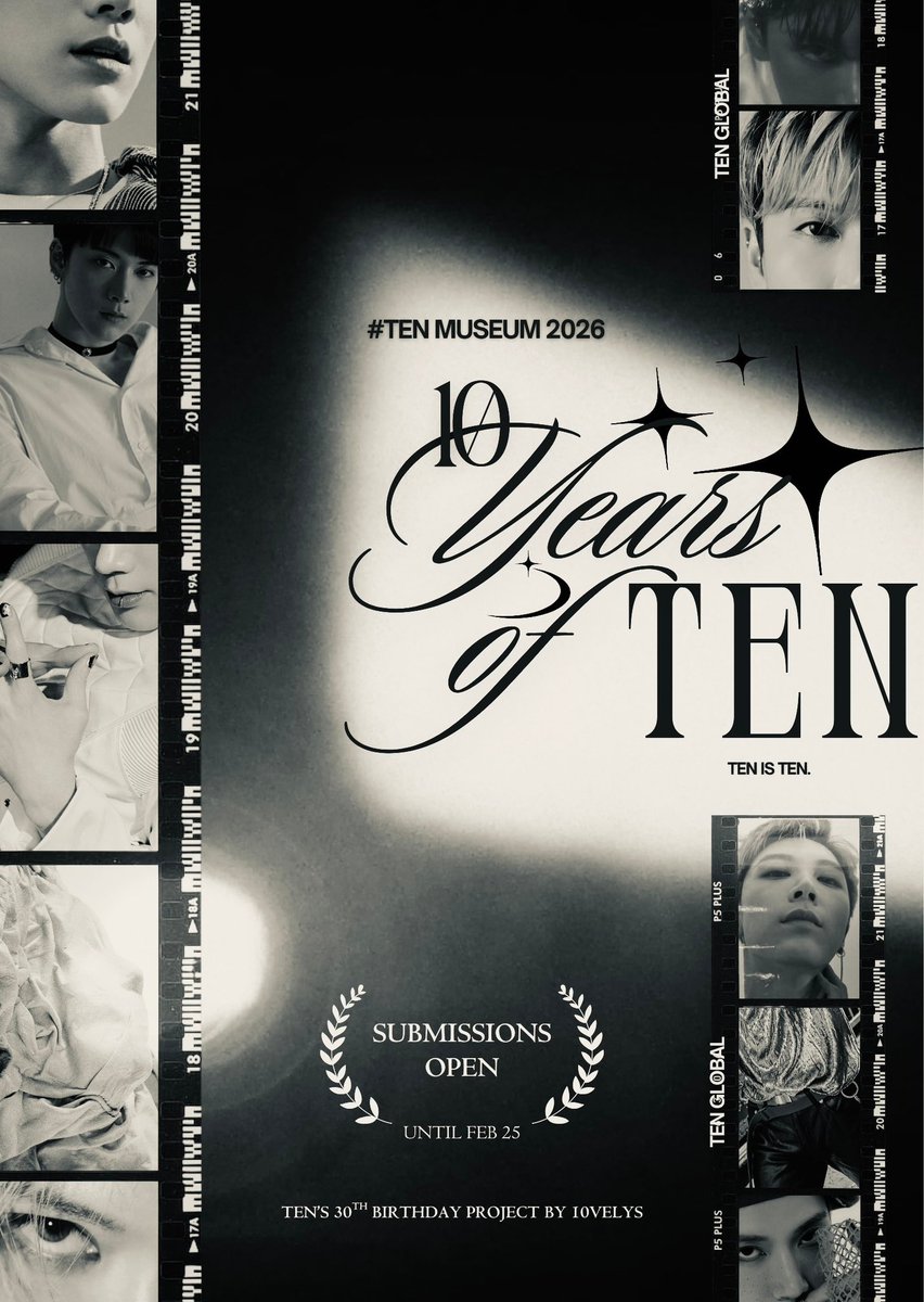 — 𝗖𝗔𝗟𝗟 𝗙𝗢𝗥 𝗦𝗨𝗕𝗠𝗜𝗦𝗦𝗜𝗢𝗡𝗦  🔟📽

𝗧𝗘𝗡 𝗠𝗨𝗦𝗘𝗨𝗠 𝟮𝟬𝟮𝟲: 𝟭𝟬 𝗬𝗘𝗔𝗥𝗦 𝗢𝗙 𝗧𝗘𝗡

Calling artists who would like to join this special project for #TEN's 30th Bday!

🔗:forms.gle/diZi8uepR2snKi…

#TenMuseum2026 #TEN #TENLEE #李永钦 #เตนล์ #텐 #テン