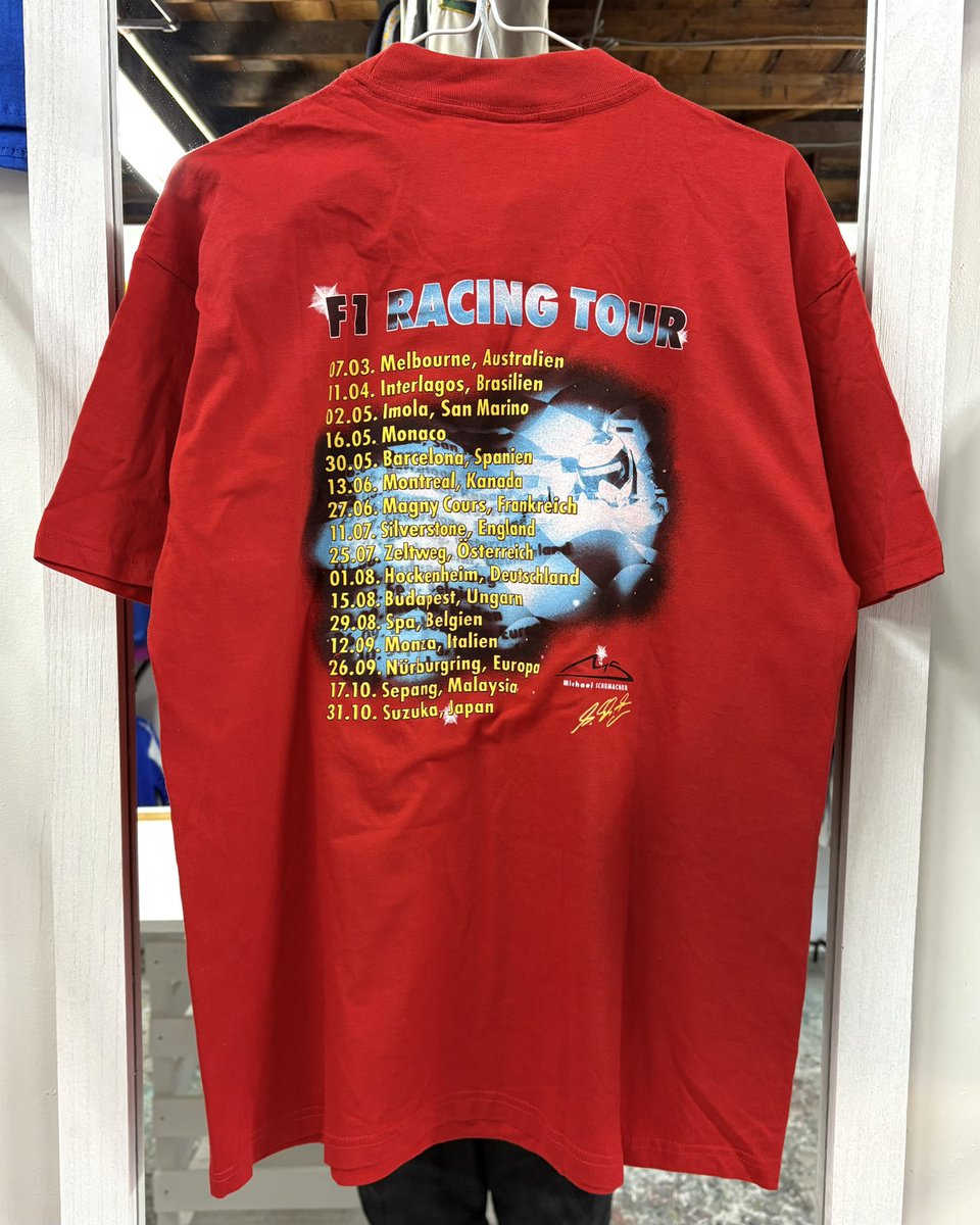 2.4.水.オープン致しました💫💫💫 90s ミハエル・シューマッハ・T