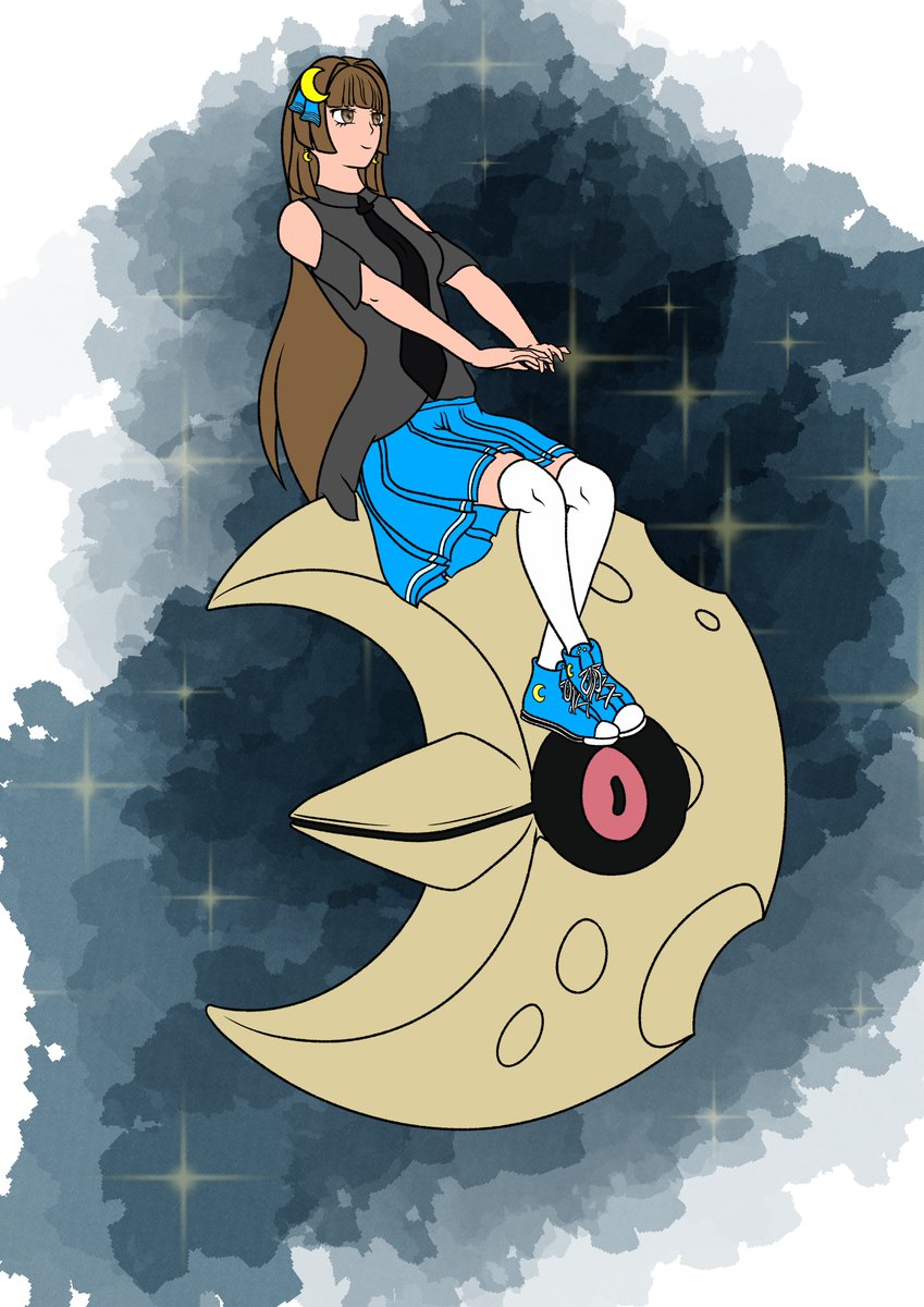 Das kommt davon wenn man meint einfach Fanart von mir zu machen.
Und zu glauben dass ich mich nicht räche!
Mal wieder ein Vtuber mit einem Pokemon, welches ich dazu gedichtet habe.
Hoffe es gefällt dir <a href="/SomePinkFlower/">Daisy</a> 

[ #constellocanvas | #Vtuberfanart | #pokemonfanart ]