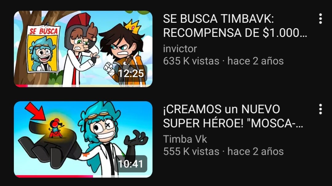 2 JODIDOS AÑOS 
arrobaTimba y arroba Invictor
 -🌻