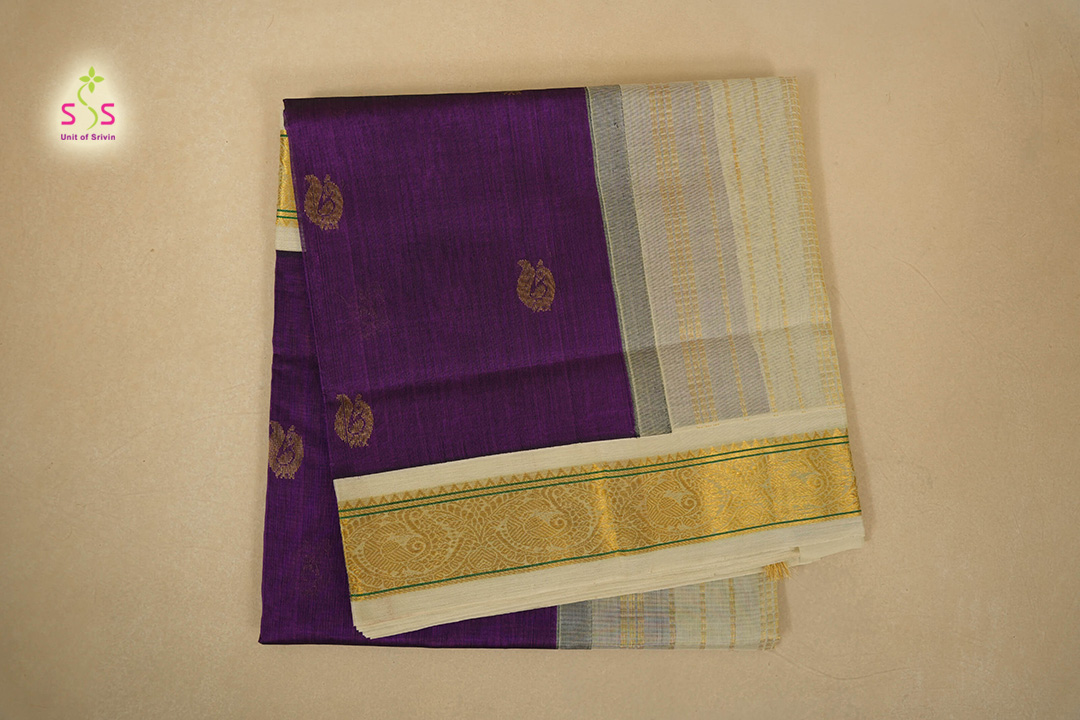ShreenivasSaree's tweet photo. A purple silk cotton saree with Korvai off-white borders. Check out this saree at https://t.co/b04q88G4ZH
#Kanjivarams #bridal #silk #sarees #pure #zari #saree #weddingsarees #softsilksaree #motives #sari  #skirt #paloo #LightWeightSilkSarees #fabric #soft #trendy https://t.co/6GuobRETIF