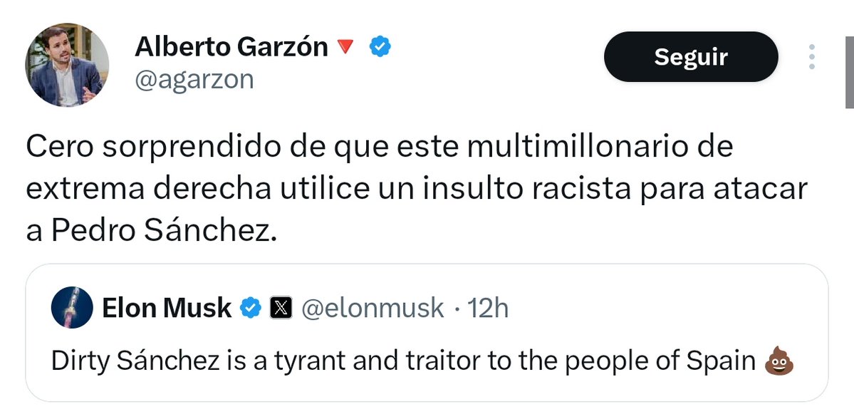 Pero todos los meses le paga religiosamente a ese multimillonario de extrema derecha para tener verificada su cuenta de X