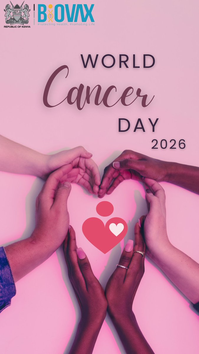BioVaxInstitute's tweet image. World Cancer Day 2026

On World Cancer Day, @BioVaxInstitute  stands with patients, families, and communities affected by cancer. We remain committed to science, prevention, and partnerships that strengthen health systems and protect lives.

#WorldCancerDay #UnitedByUnique…