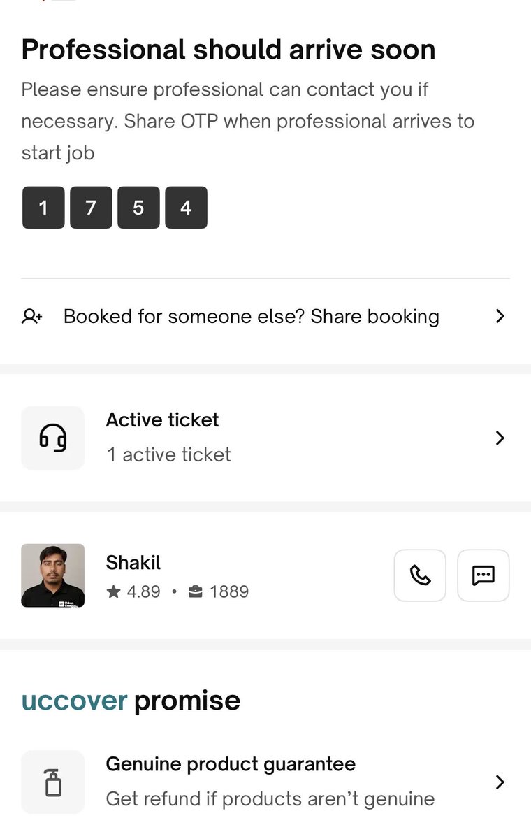 danish_japy's tweet photo. @urbancompany_UC @UC_Assist 

Worst service, Worst company.. just 15 mins before the scheduled time, the Professional calls and casull asks me Bro can I come in the evening ? He troubles me with 3-4 back to back calls. My booking gets cancelled, no alternate arrangement, no slot https://t.co/ae2s3k5nnI