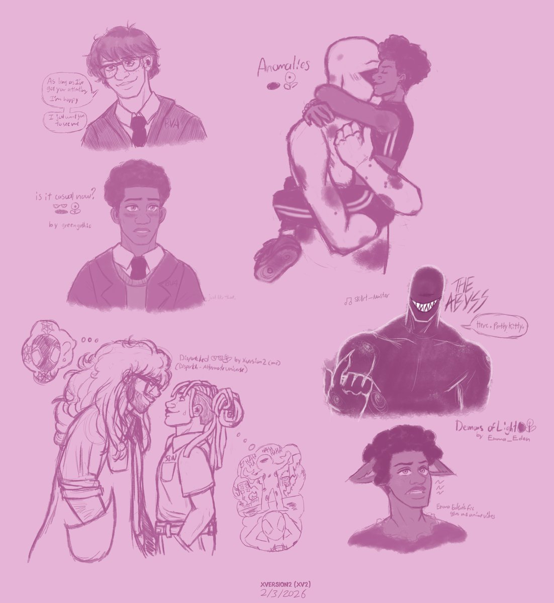 xversion2_0's tweet photo. #Spotmiles๐ณ๏ธ๐ป #Jonmiles๐๐ป #Abyssmilesโซ๐ป
Doodles and Fanfiction Fanart ๐๐จ๐๐ https://t.co/kgJl02xzRL