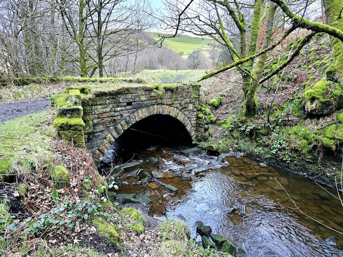 HikingManchest1's tweet image. Abandoned industrial remains in the Cheesden Valley. Cheesden Brook once provided power for at least 15 cotton mills and employment for 2,000 people.

#WallsOnWednesday #Lancashire