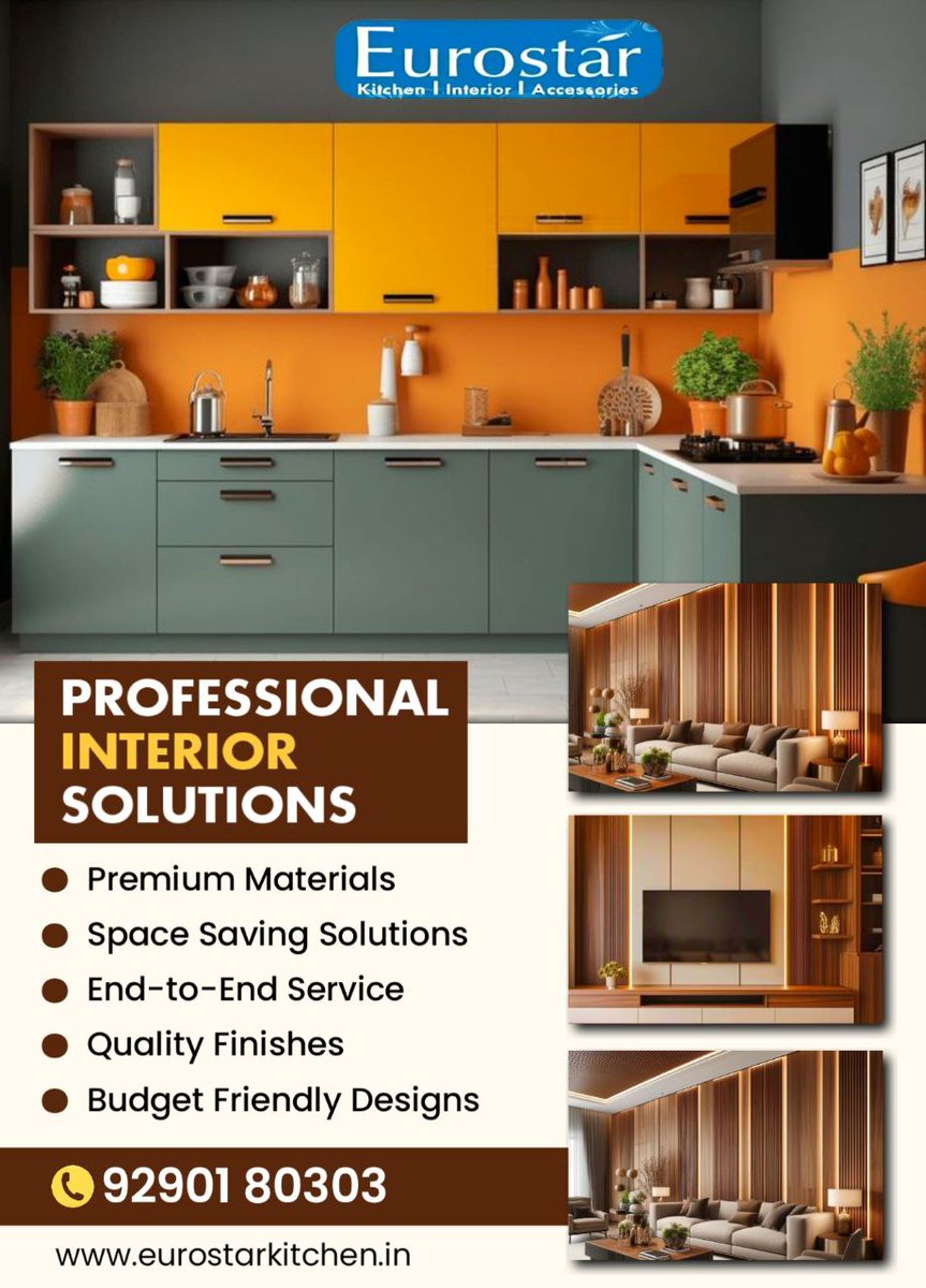 eurostar_int's tweet image. Renovate your home with Professional Interior Solutions | Call now for more info: 92901 80303

📍 Hyderabad

 #ModularKitchen #PremiumInteriors #LuxuryOnBudget #KitchenDesign #InteriorExperts #DreamHome #DesignThatWorks #QualityInteriors #hyderabad #hyderabadinteriordesigner