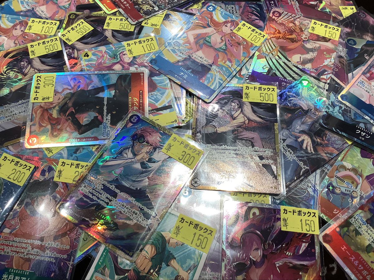 ワンピースカードゲーム 販売情報?‍☠️】 ストレージコーナーに値札 