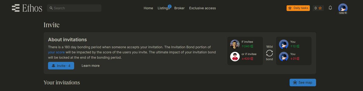 Still I have 3 invites for @ethos_network why you need Ethos Network ...