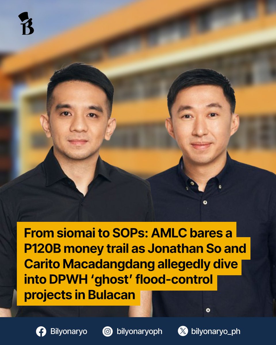 bilyonaryo_ph's tweet image. For nearly two decades, childhood friends Jonathan Payawal So and Carlito Macadangdang sold themselves as hotshot entrepreneurs.

Read it here: bilyonaryo.com/2026/02/04/fro…